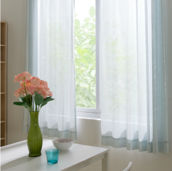 【自然/水晶】易可纺窗纱 高端时尚日本进口面料隔热保温防紫外线