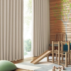 【易可纺—森林】高档纯色简约隔热保温防紫外线功能性窗帘