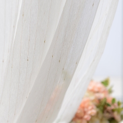 【流星点点】易可纺定制白色窗纱金丝绣线成品现代简约仿亚麻窗帘布料卧室客厅窗纱